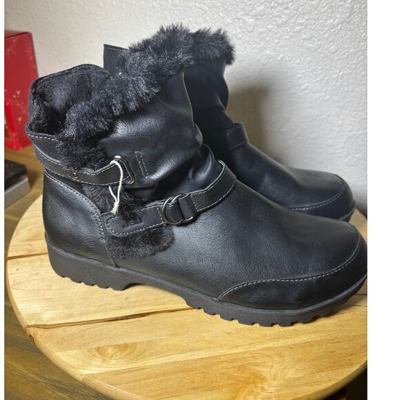 JBU Jambu 9.5M Indiana Black Ankle Boots Winter Waterproof Size 10 M NWOT - Picture 1 of 8